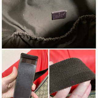 グッチ GGスプリーム マザーズバッグ 哺乳瓶ケース付き 斜めがけ