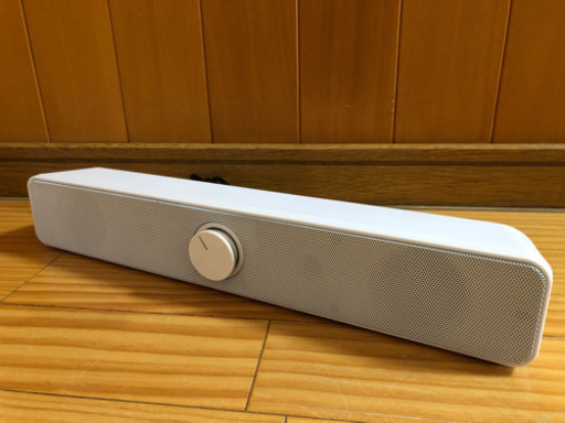 【新品】PCスピーカー サウンドバー シルバー