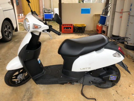 レッツ　4サイクル　新品同様ヘルメット付き♪  配達要相談
