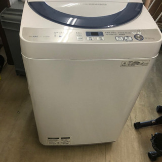 【ネット決済】SHARP 5.5kg 洗濯機 ES-GE55R-...