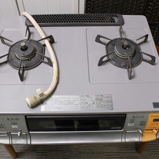 R2833) NOLITZ 中古ノーリツ ガステーブル ガスコンロ 都市ガス 右強火力バーナー 水なし片面グリル 2016年製! ガス台 店頭取引大歓迎♪