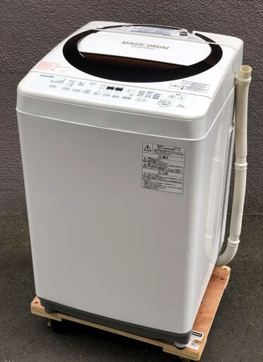 ㉓【6ヶ月保証付】東芝 6kg 全自動洗濯機 AW-6D3M 低騒音設計【PayPay使えます】