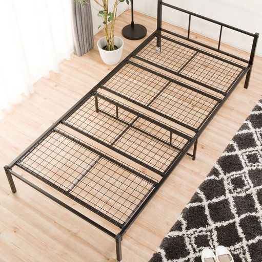 ニトリ シンプルで配置がしやすいシングルパイプベッド 鯖 新百合ヶ丘の寝具の中古あげます 譲ります ジモティーで不用品の処分