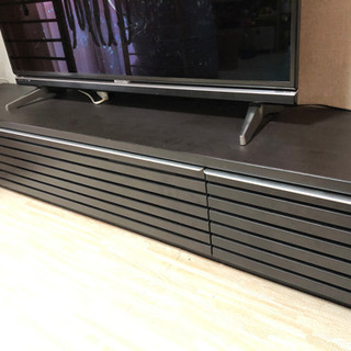 MK前田 テレビ台 ダークブラウン 200cm 2m