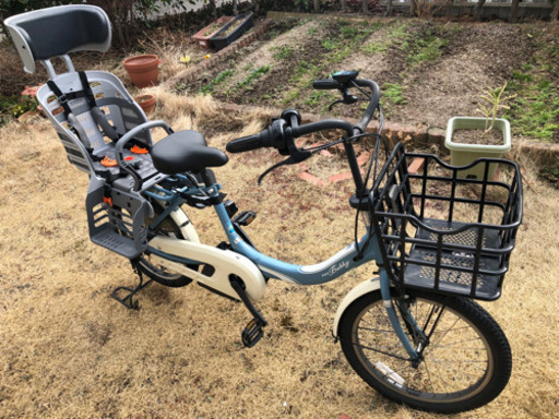 電動自転車　子供チャイルドシート付き