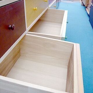札幌 タンス 幅120×奥行42×高さ73㎝ カラフルチェスト 北欧風