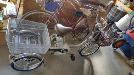 パナソニック電動三輪自転車　ビビライフ 持ちに来られる方