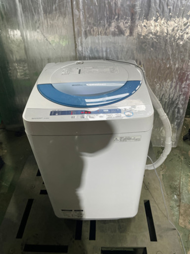 kj0226-30 洗濯物　シャープ　ES-GE55P 5.5kg 2015 年製