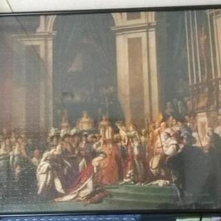 皇帝ナポレオン一世と皇妃ジョセフィーヌの戴冠 パズル完成品(額つき)