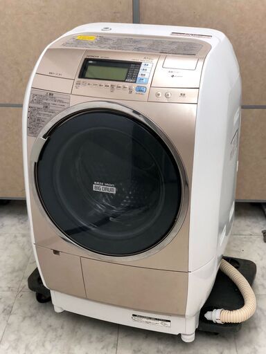 ㊻【6ヶ月保証付】日立 洗濯10kg/乾燥6kg ドラム式洗濯乾燥機 BD-V9500R【PayPay使えます】