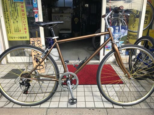 リミテッドのクロスバイク　殆ど新車　ゴールド