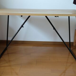 値下げ 3 15まで 無印良品 折りたたみテーブル 幅1cm オーク材 ヨウハナ 岡山のテーブル ダイニングテーブル の中古あげます 譲ります ジモティーで不用品の処分