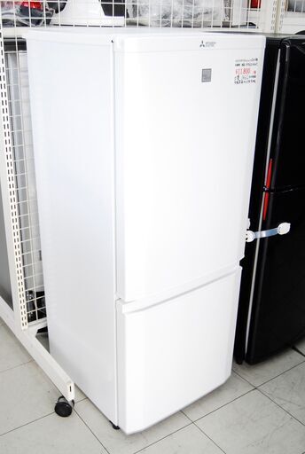 4682 三菱電機 ノンフロン冷凍冷蔵庫 MR-P15EZ-KW1 146L 2016年製 愛知県岡崎市 直接引取可
