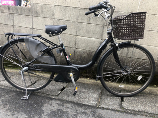 【ヤマハ電動自転車】美品❗️パスナチュラM 黒　6.6ah新品バッテリー付 若林自転車　膳所店　SALE中❗️値段交渉OK