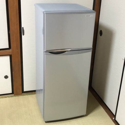 ◇シャープ ノンフロン冷凍冷凍庫 118L 2014年製 耐熱トップテーブル SJ- H12W