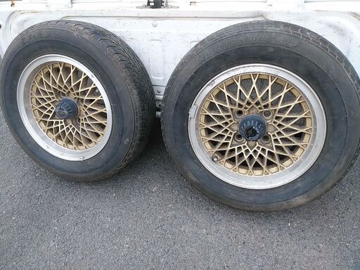 旧車などに ブリヂストンのメッシュホイール6 Jj 14 pcd114 3185 70r14 Seaghost98 奥町のタイヤ ホイールの中古あげます 譲ります ジモティーで不用品の処分