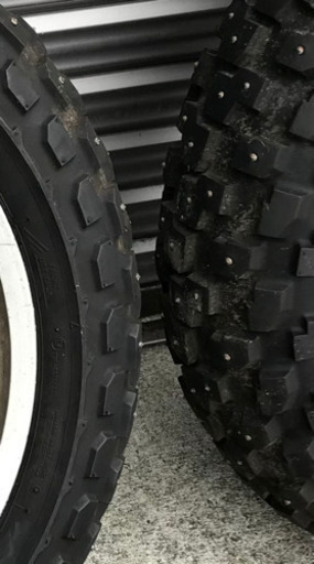 TW200 スパイクタイヤホイール付き
