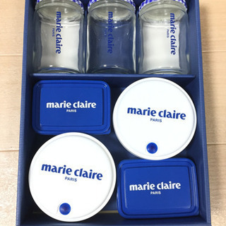 Marie claire タッパーと小瓶