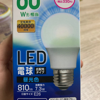 LED電球2個
