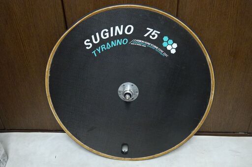 sugino75 カーボンディスクホイール　TYRANNO　トラック競技 ピスト　７００ｃ　１２０ｍｍ　スギノ７５　NJS　競輪