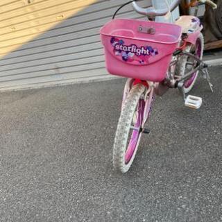 可愛いピンクの子供用自転車16インチ♪
