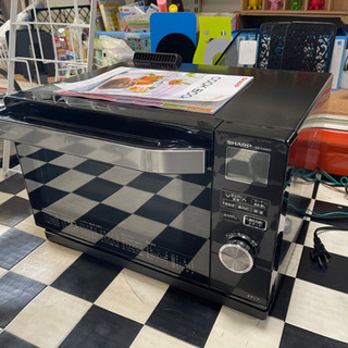 【リサイクルサービス八光　安心の3ヶ月保証　田上店　配達・設置OK】シャープ ウォーターオーブン ヘルシオ(HEALSIO) 18L ブラック AX-CA300-B リサイクルサービス八光 安心の3ヶ月保証 田上店 配達・設置OK