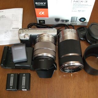 ＳＯＮＹ　ＮＥＸ－5　シルバー　ＳＤカード　バツテリつき