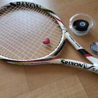 テニスラケット、SRIXION製、未使用グリップ付き