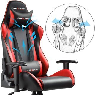 デスクチェア  赤&シルバー オフィスチェア メッシュ デスクチェア 肘付 ランバーサポート DP-1