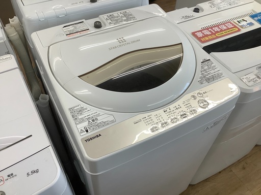 TOSHIBA（トウシバ）の洗濯機2016年製（AW-5G3）です。【トレファク東大阪店】