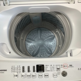 Hisense（ハイセンス）の洗濯機2019年製（HW-E5503）です