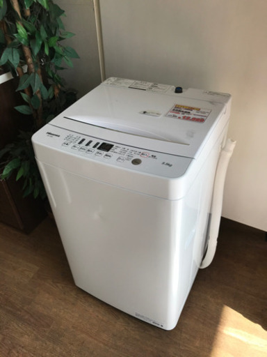 ハイセンス　全自動洗濯機　5.5kg  2020年製【中古品】早い者勝ち！ジモティー便ご利用可能！！