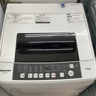 Hisense（ハイセンス）の洗濯機2019年製（HW-T55C）です。【トレファク東大阪店】
