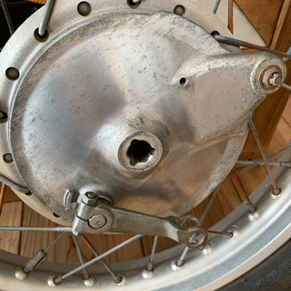 SR400 前後ホイールセット ブレーキ アクスルシャフト ブレーキレバー