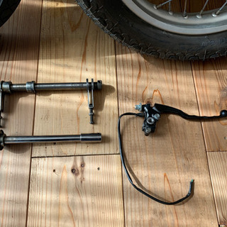 SR400 前後ホイールセット ブレーキ アクスルシャフト ブレーキレバー