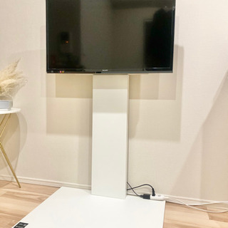 テレビ台 WALL 壁寄せTVスタンドV2 ハイタイプ
