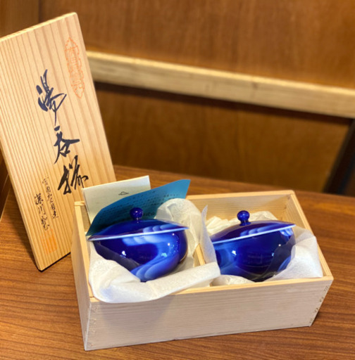 深川製磁　蓋付き湯飲み