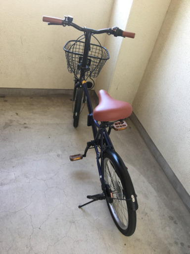 美品　6変速　自転車オートライト