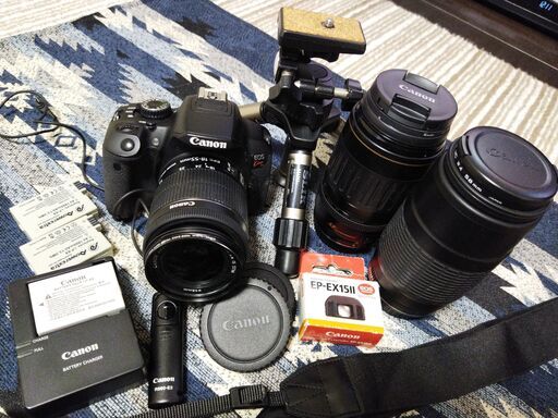 CANON EOS Kiss x6i　レンズ3本