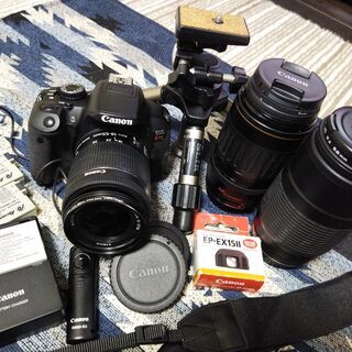 Canon EOS Kiss X6i + レンズ×3 + 三脚など