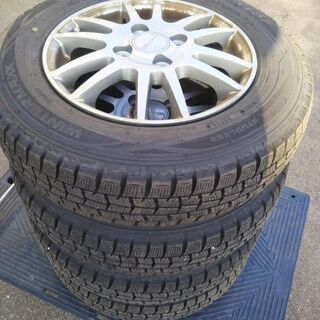 冬13インチ 軽自動車【~90％富山市 手渡しもOK】145/80R13 Nボックス N-BOX タント ムーヴ ミラ ワゴンR スペーシア アルト ラバン 中古4本