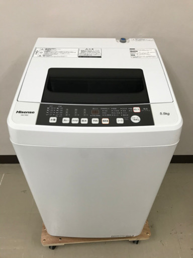 取引場所　南観音　2102-253 ハイセンス　全自動電気洗濯機　HW-T55C 2018年