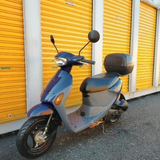 374.高年式FI車両　レッツ4 バッテリー新品、リアボックス付き　千葉県柏市　即日配送、自走引き取りも可能