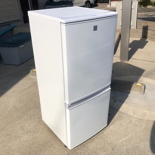 SHARP 2017年製 冷蔵庫 137L 2017年式 137L SHARP 冷蔵庫 SJ-14E4-KW（シャープ冷蔵庫 2017年