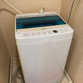 【ネット決済・配送可】Haier JW-C45A 美品　洗濯機　
