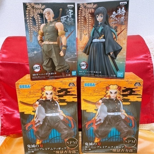 鬼滅の刃 フィギュア 煉獄杏寿郎 時透無一郎 宇髄天元