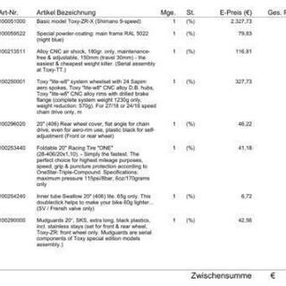 リカンベント　ローレーサー　Toxy ZR-X