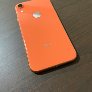 一括 新品 iPhone XR Coral 128 GB SIMフリー オレンジ