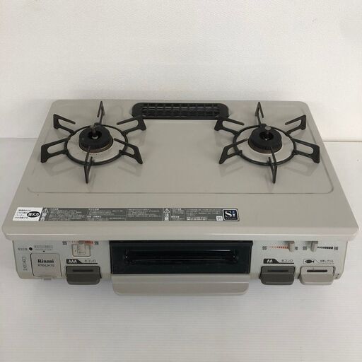 【Rinnai】リンナイ ガス コンロ ガステーブル 2口コンロ グリル付き 左強火 RT64JHSーL 2018年製