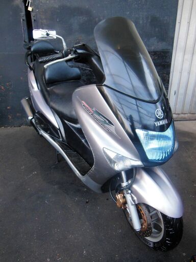 YAMAHA マジェスティ125FI 希少カラー 大型BOX付き セル始動 軽整備済
